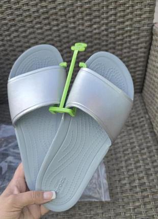 Шлепки crocs slide w6,w10,w11