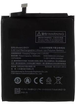 Б/у аккумулятор xiaomi redmi s2 1803e6g m1803e6h bn31 3080mah 3.85v