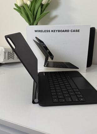 Магнитная беспроводная клавиатура-чехол wireless keyboard case для ipad pro 11 (m4, 2024)