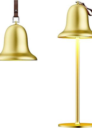 Аккумуляторная настольная led лампа deelux bella gold bell беспроводная золотая