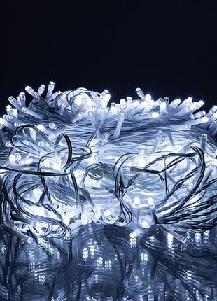 Гірлянда-бахрома kinreecell hr2210 вулична та внутрішня 50м string lights, світлодіодна led гірлянда з таймером та захистом