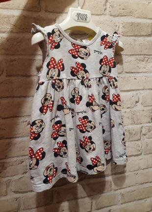 Платье disney с микки маусом 9-12 мес3 фото