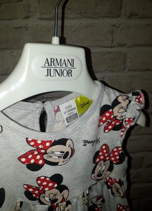 Платье disney с микки маусом 9-12 мес