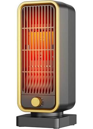 Керамический тепловентилятор portable fan heater ynd-500ds (900w) с функцией вращения, с керамическим ptc-элементом