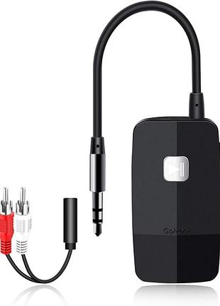 Bluetooth-ресивер golvery j205 multi-purpose hi-fi audio receiver adapter (aux 3.5 мм, rca, беспроводной аудиоадаптер для авто и д
