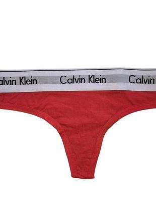 Трусики, бікіні ск, calvin klein розмір l колір червоний