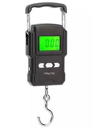 Электронные портативные весы-кантер hanwell wh-a022 (до 75 кг, точность 10 г, с рулеткой и термометром, подсветка lcd)