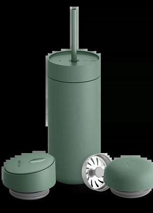 Набор fellow carter slide 3 в 1 с тремя крышками 473 мл. smoke green