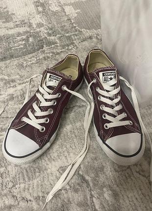 Кеди converse бордові 37(24,5)