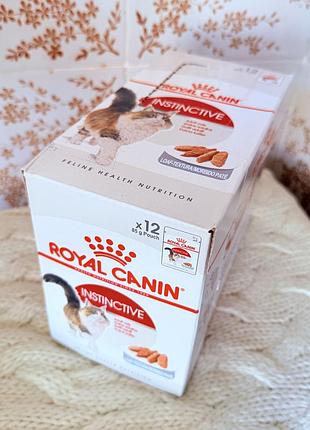 Royal canin instinctive wet in loaf вологий корм (паштет) для котів старших 1 року