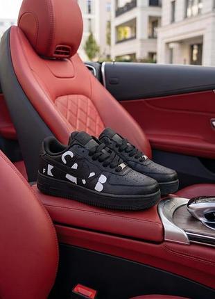 Nike air force 1 low x comme des garçons air black