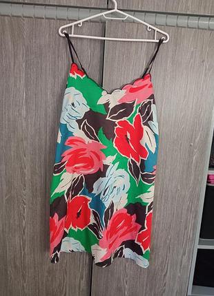 Яскравий сарафан на бретельках.ted baker.