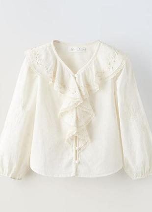 Рубашка блузка zara 6 лет