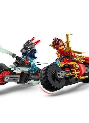 Конструктор lego ninjago швидкісний перегон кая на мотоциклі 79 деталей (71838)