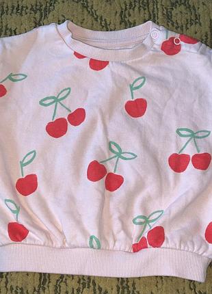 Кофта 🍒 m&s 6-9 мес 2