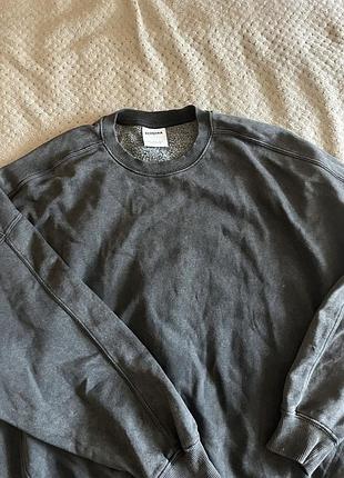 Кофта-байка сіра bershka тепла та зручна xs