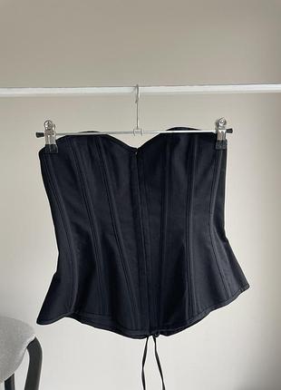 Чорний корсет зара , чорний корсет zara
