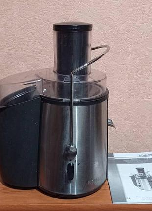 Мощная центробежная соковыжималка bomann ae 1917 cb, 1000 вт (германия).