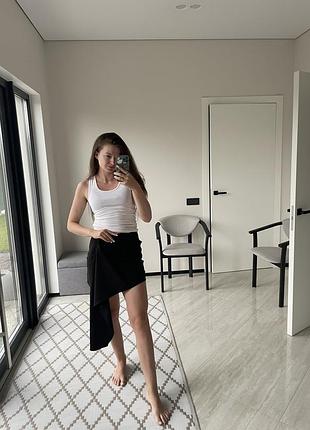 Чорна спідниця zara , юбка зара