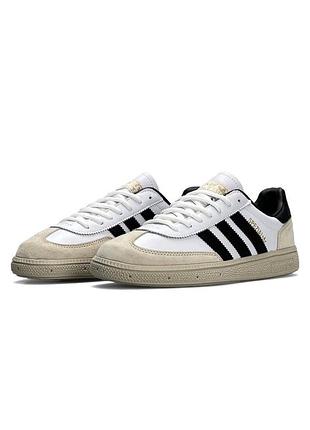 Adidas spezial white beige black