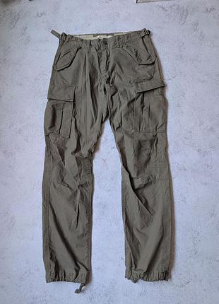 Карго брюки,тактические брюки на утяжках h&amp;m р.32(м) x diesel x helikon x carhartt x g star