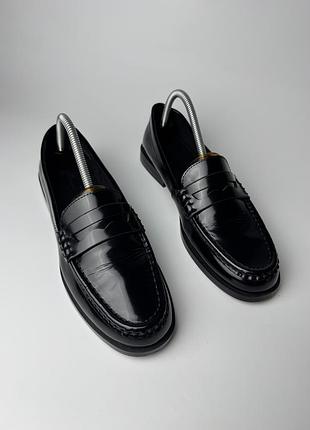 Лофери жіночі h&m leather натуральна шкіра