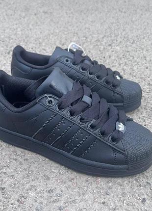 Кросівки adidas originals superstar all black