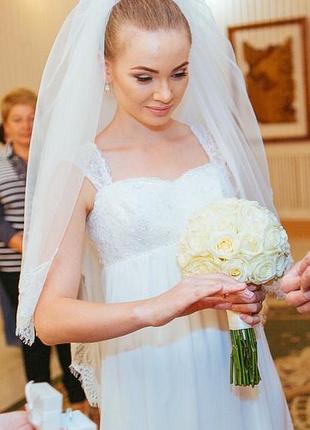 Весільна сукня довга