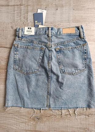 Джинсовая юбка mango р. xs 6