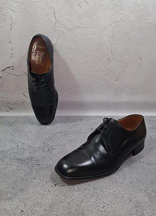 Туфлі дербі bally farnese лофери шкіряні
