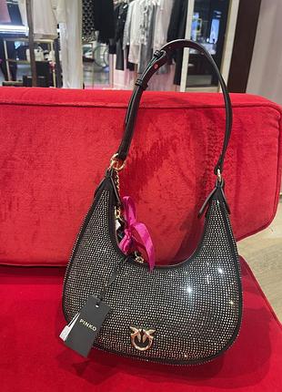 Pinko mini hobo-bag brioche