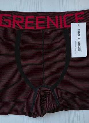 Боксеры мужские greenice бесшовные бордовый xl\xxl 4634