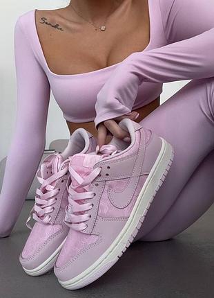 Кроссовки женские nike dunk low ‘lace pack regal pink'