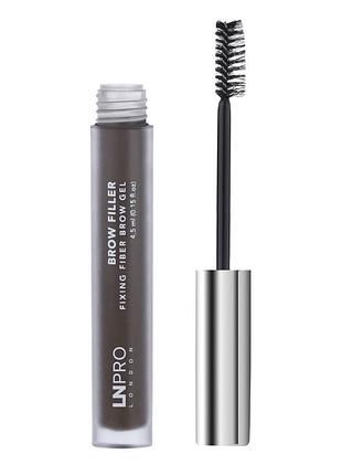Тушь для бровей ln pro brow filler fixing fiber brow gel