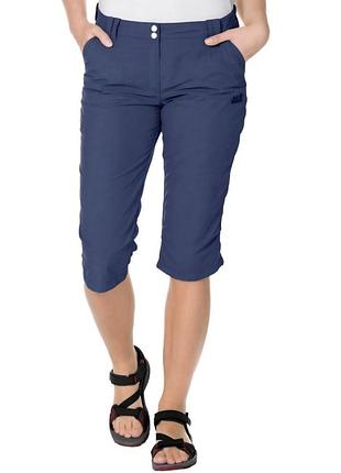 Шикарные женские трекинговые штаны 3/4 jack wolfskin woman kalahari made in vietnam