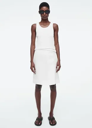 Юбка женская cos front-pleat mini skirt / 32