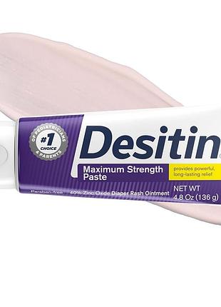 Desitin деситин крем под подузник от раздражения кожи, от опрелостей maximum strength original 136 грамм