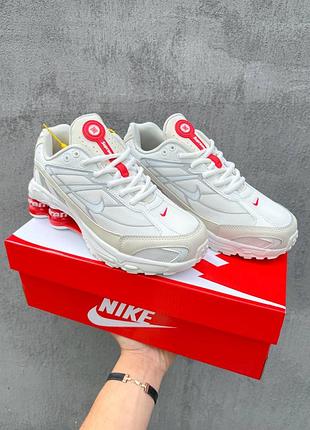 Supreme x nike shox ride 2 sp white/beige