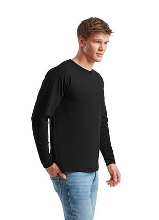 Футболка з довгим рукавом лонгслів fruit of the loom valueweight long sleeve t