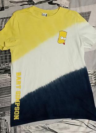 Футболка тай-дай барт сімпсон the simpsons,офіційний ліцензований мерч.