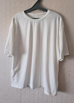 Белая футболка женская xl