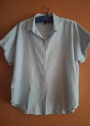 Рубашка h&m, хлопок р.48