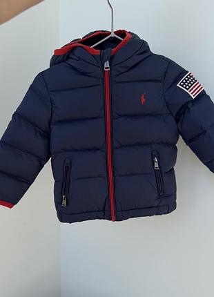 Оригінальна дитяча куртка polo ralph lauren 12m (74-80 см)