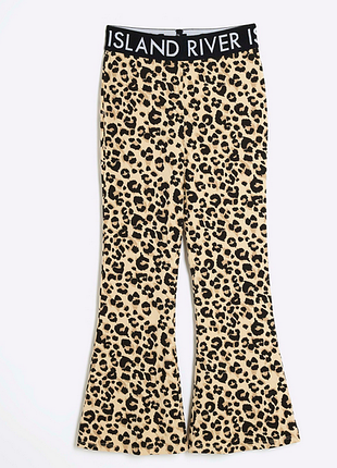 Бавовняні легінси river island з глибоким поясом і розкльошем на 7-8 років