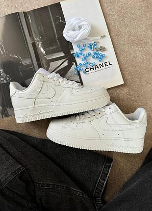 Стильные женские кроссовки nike air force x drace nocta white