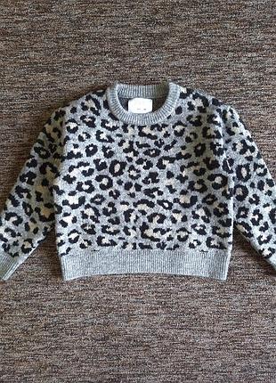 Теплый свитер zara указан 8-9 лет