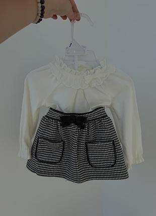 Святковий костюм блуза та спідниця tahari 86 см (18 міс)