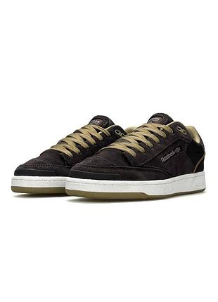 Reebok club c brown white
