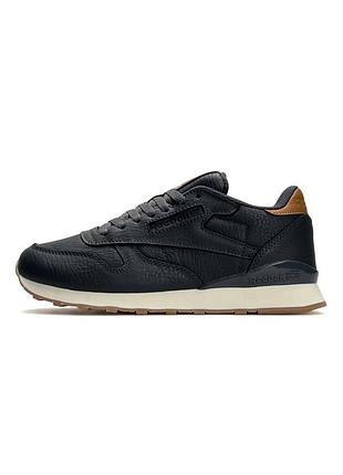 Reebok classic leather grey brown 6