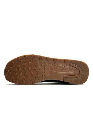 Reebok classic leather grey brown 8